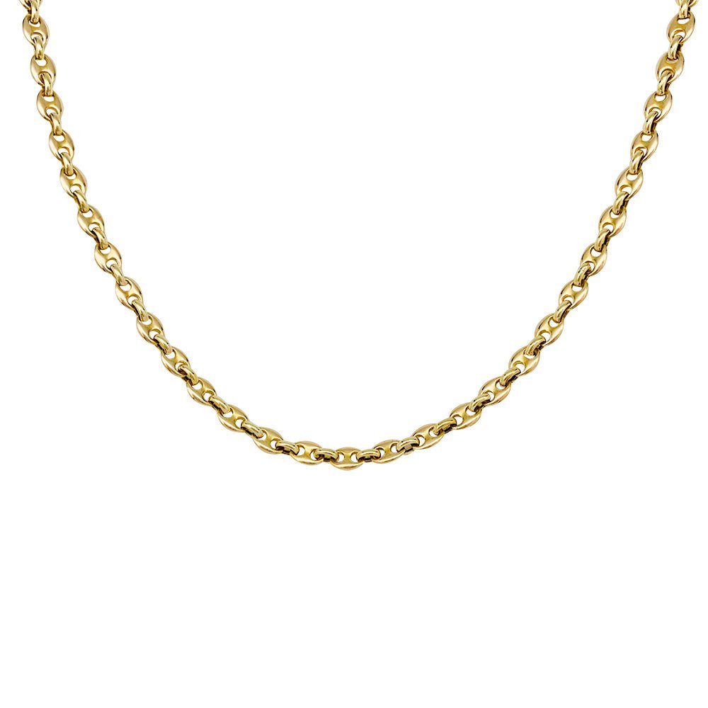 Collier or jaune, grains de café - Castafiore