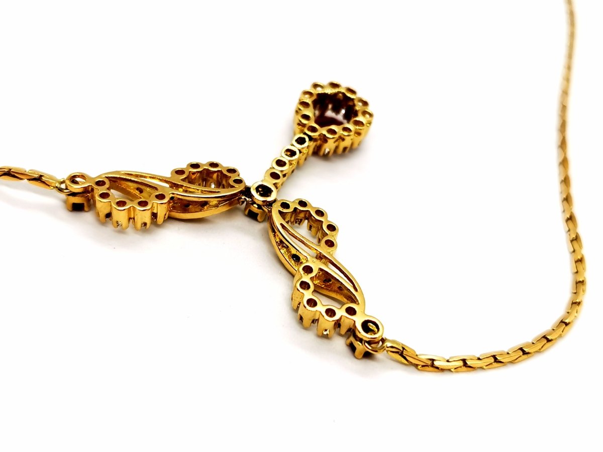 Collier Or jaune Rubis - Castafiore