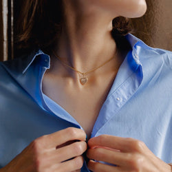 Collier Pendentif CHOPARD "Happy Diamonds" en or jaune et diamants - Castafiore