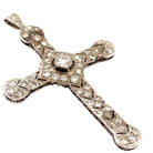 Collier Pendentif Croix en platine et diamant - Castafiore