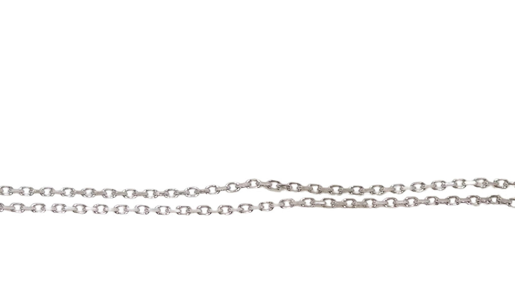 Collier pendentif en or blanc, diamants et Rubis en poire - Castafiore