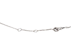 Collier pendentif en or blanc, diamants et Rubis en poire - Castafiore