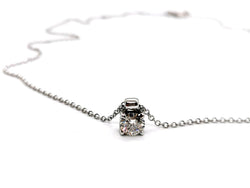 Collier Pendentif en or blanc et diamant - Castafiore