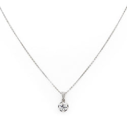 Collier Pendentif en or blanc et diamant - Castafiore