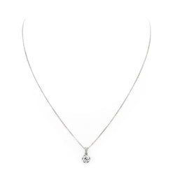 Collier Pendentif en or blanc et diamant - Castafiore
