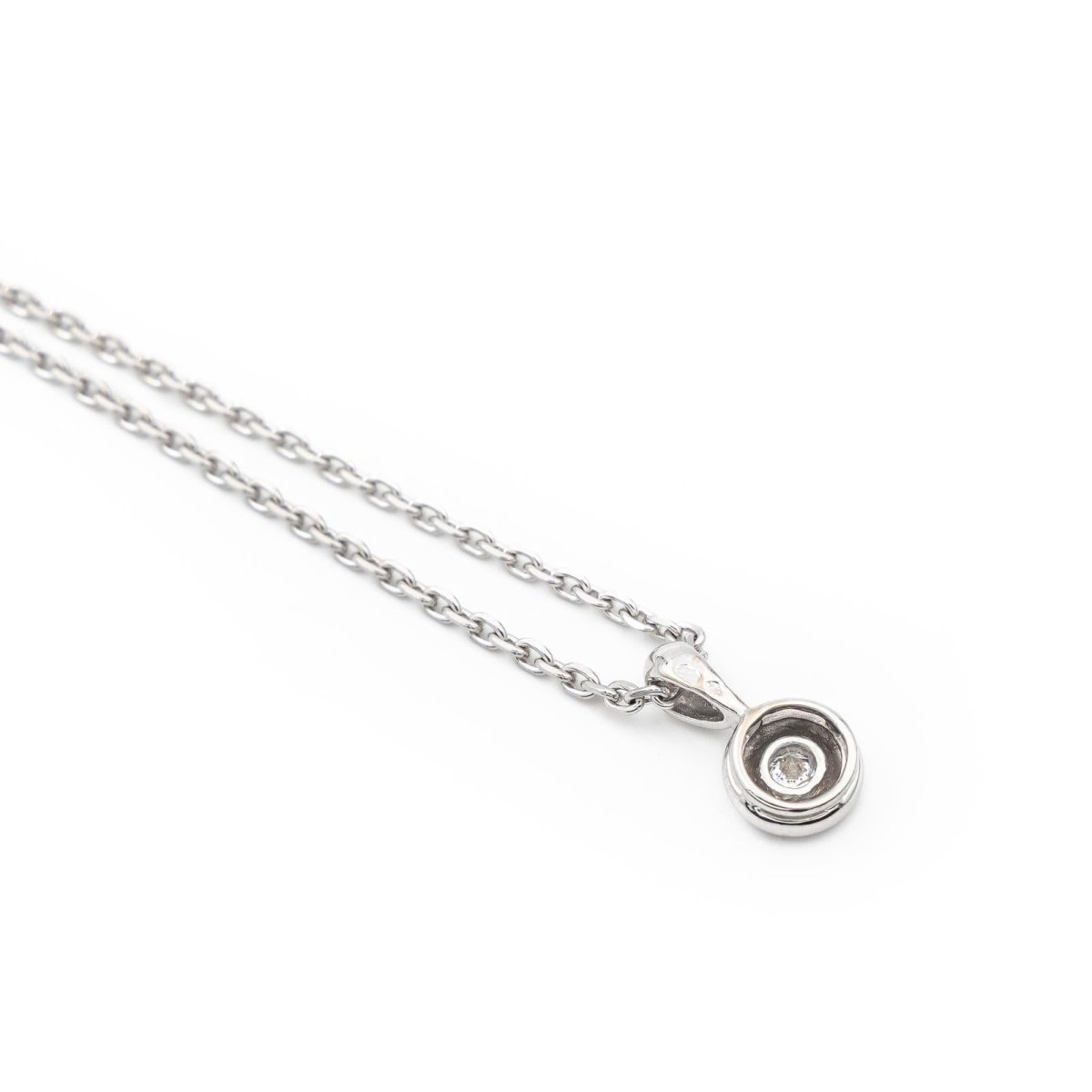 Collier Pendentif en or blanc et diamant - Castafiore