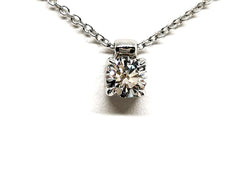 Collier Pendentif en or blanc et diamant - Castafiore