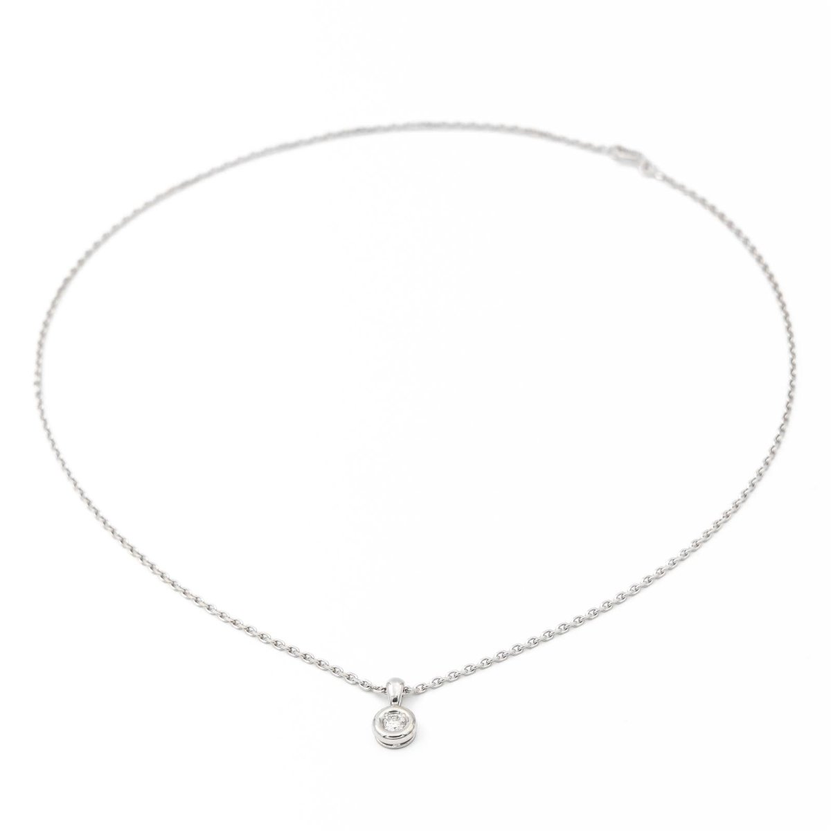 Collier Pendentif en or blanc et diamant - Castafiore