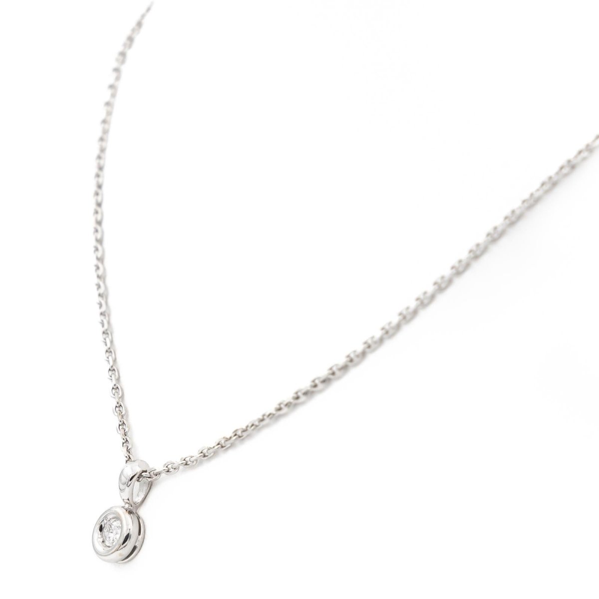 Collier Pendentif en or blanc et diamant - Castafiore