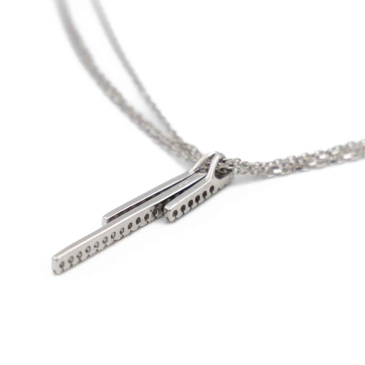 Collier Pendentif en or blanc et diamants - Castafiore