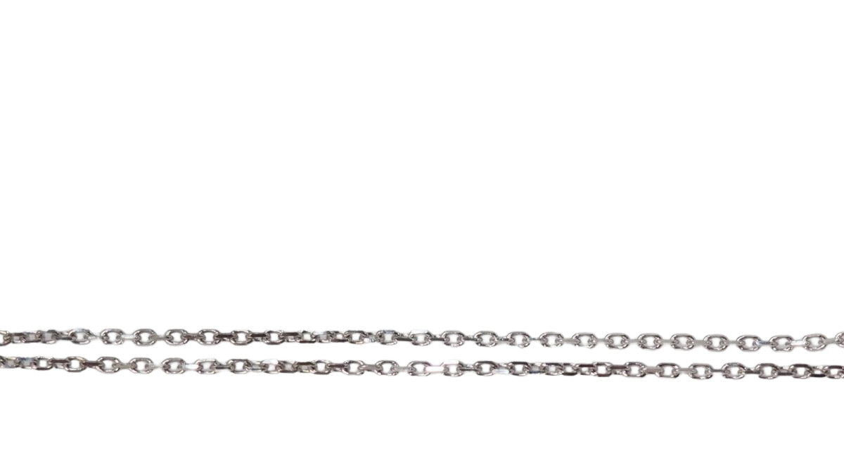 Collier pendentif en or blanc, saphir et diamants - Castafiore