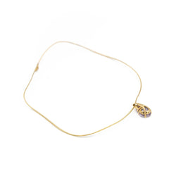 Collier Pendentif en or jaune et améthystes - Castafiore