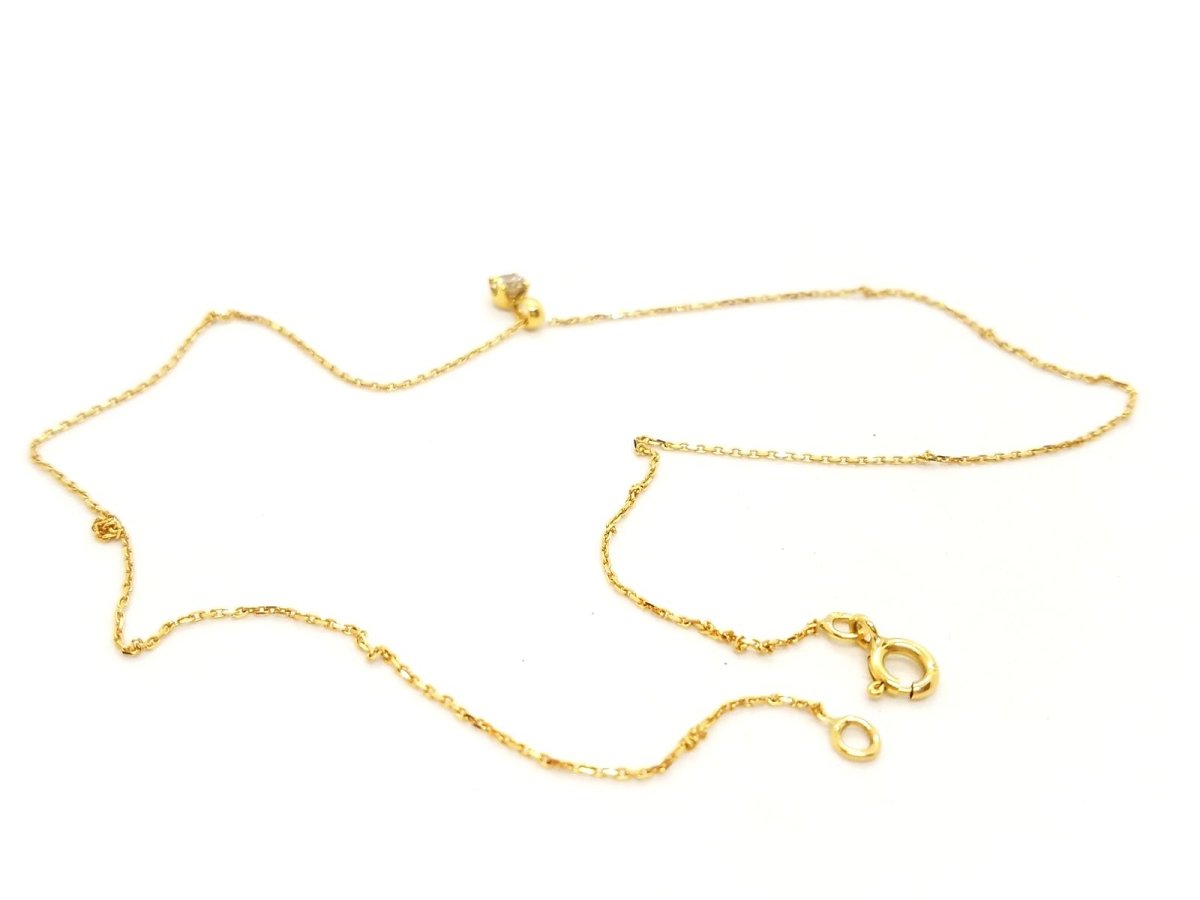 Collier Pendentif en or jaune et diamant - Castafiore