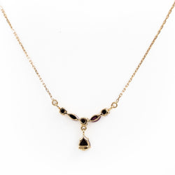 Collier Pendentif en or jaune et rubis - Castafiore