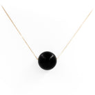 Collier pendentif en or jaune tourmaline noire - Castafiore