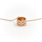 Collier Pendentif en or rose et diamant - Castafiore