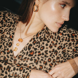 Collier Pendentif H. STERN en or jaune et citrines - Castafiore