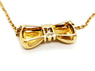 Collier Pendentif OJ PERRIN noeud en or jaune - Castafiore