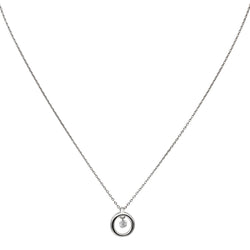 Collier Pendentif Or blanc Diamant - Castafiore