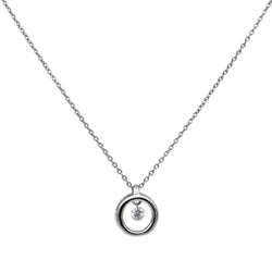 Collier Pendentif Or blanc Diamant - Castafiore