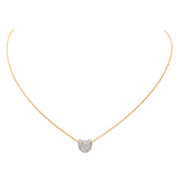 Collier Pendentif Or jaune Diamant - Castafiore
