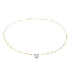 Collier Pendentif Or jaune Diamant - Castafiore