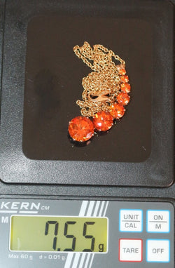 Collier Pendentif ROBERTO DEMEGLIO en or jaune et topazes - Castafiore