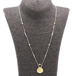 Collier pièce en or avec diamants et perles - Castafiore