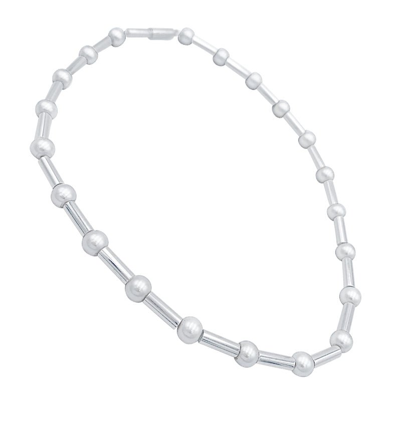 Collier Poiray, "Fuseau", or blanc, perles - Castafiore