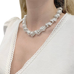 Collier Pomellato 67, "Rondelles", en argent. - Castafiore