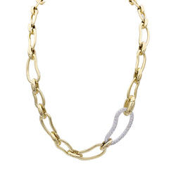 Collier Pomellato, "Paisley", or jaune, diamants. - Castafiore