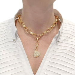 Collier POMELLATO "Sabbia" en or rose et diamants bruns - Castafiore