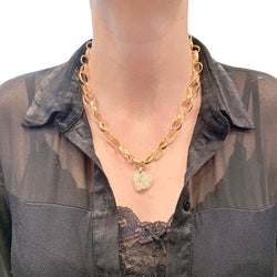 Collier POMELLATO "Sabbia" en or rose et diamants bruns - Castafiore