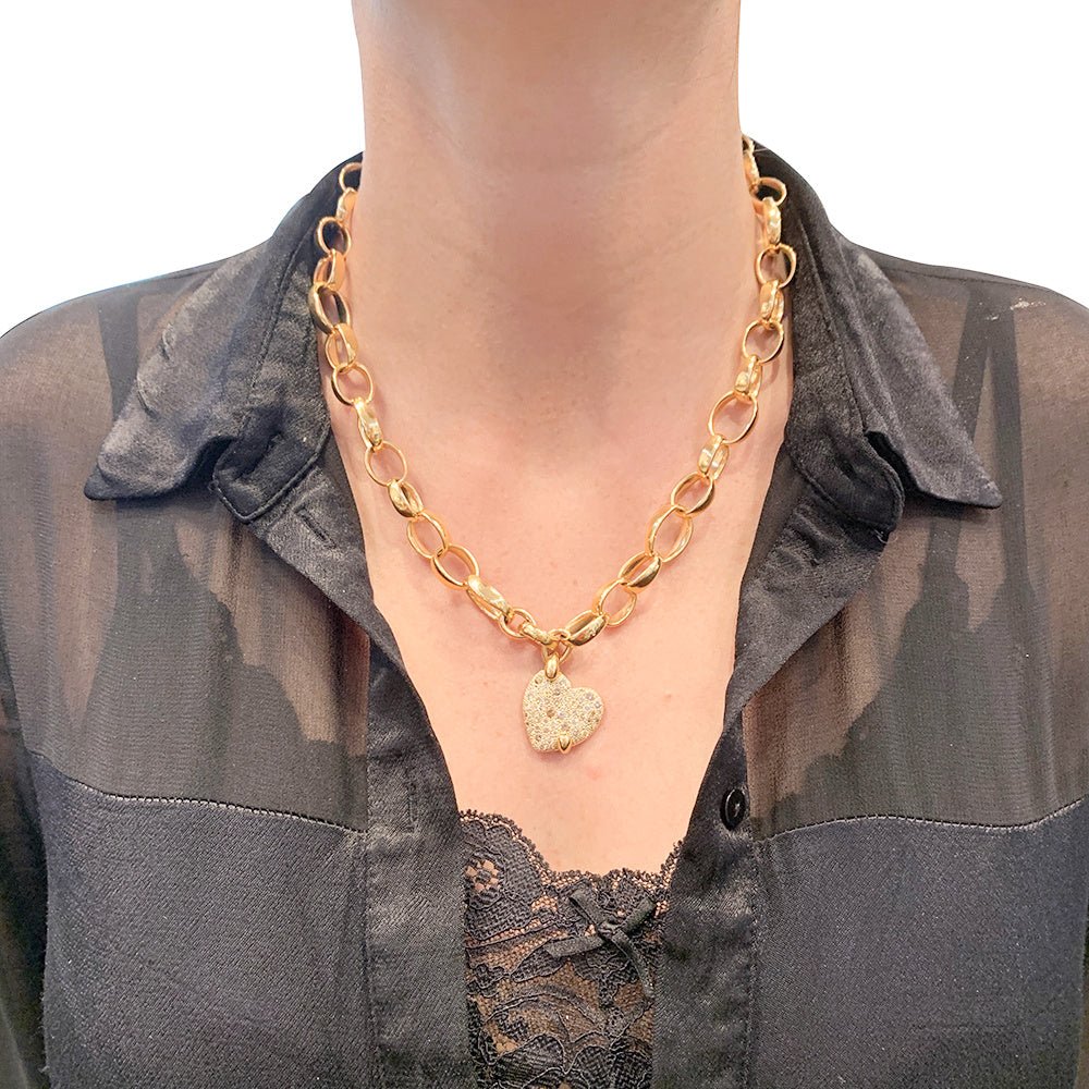 Collier POMELLATO "Sabbia" en or rose et diamants bruns - Castafiore