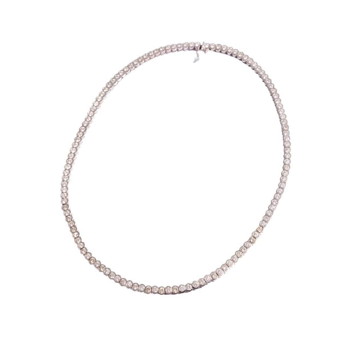 Collier Ras de cou en or blanc et diamants - Castafiore