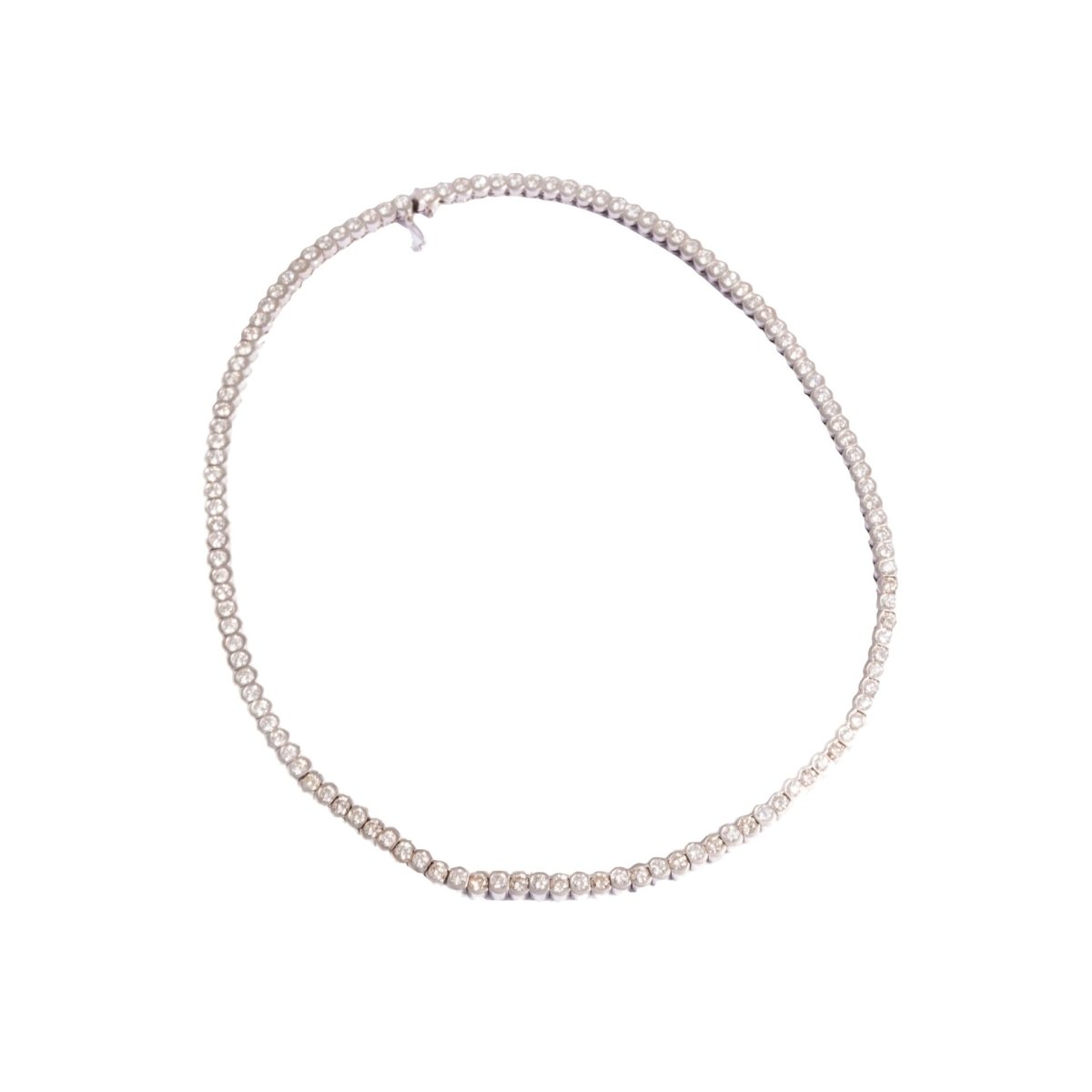 Collier Ras de cou en or blanc et diamants - Castafiore