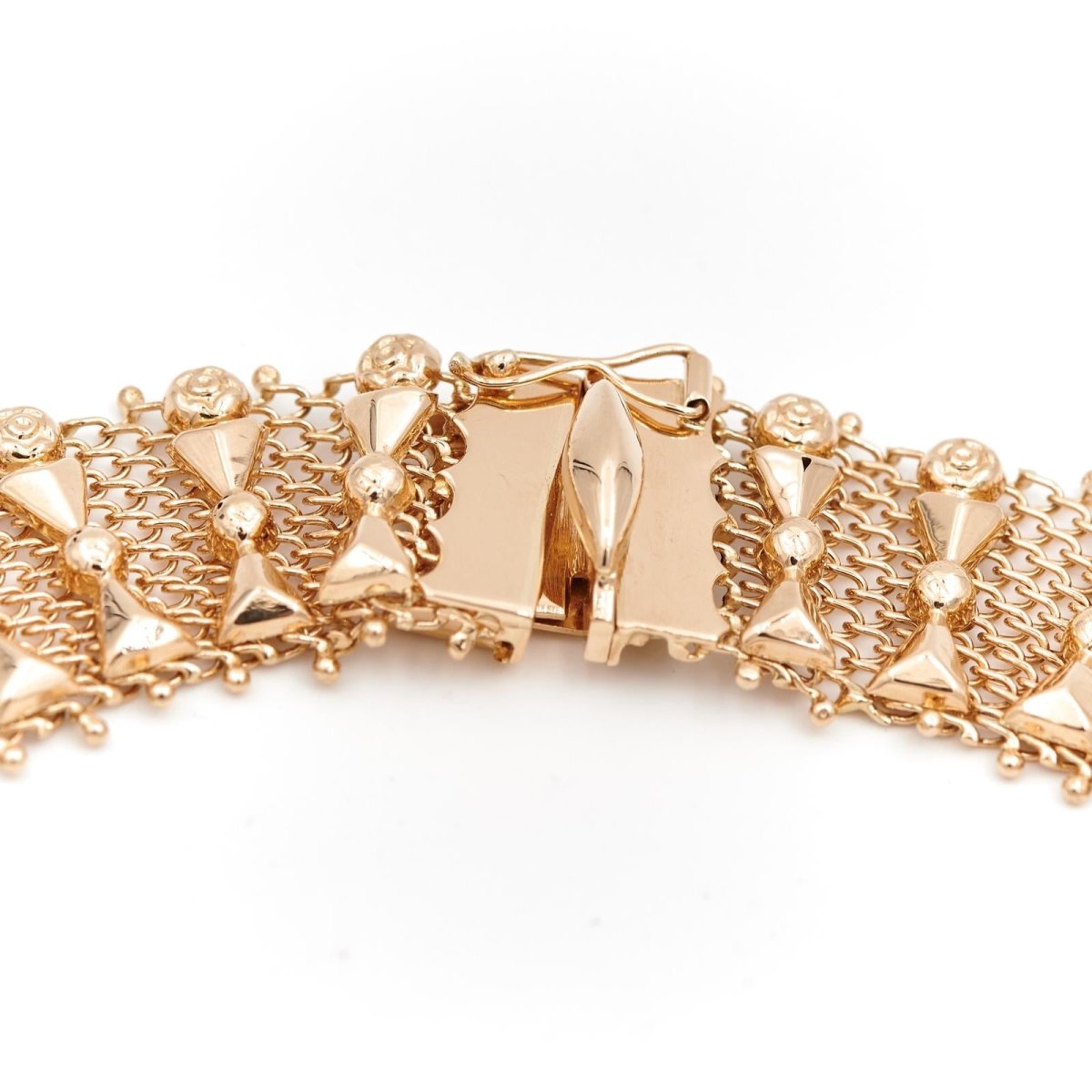 Collier Ras de cou imposant en or jaune - Castafiore