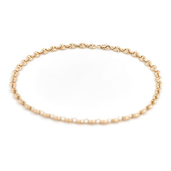 Collier Ras de cou maille en or jaune - Castafiore