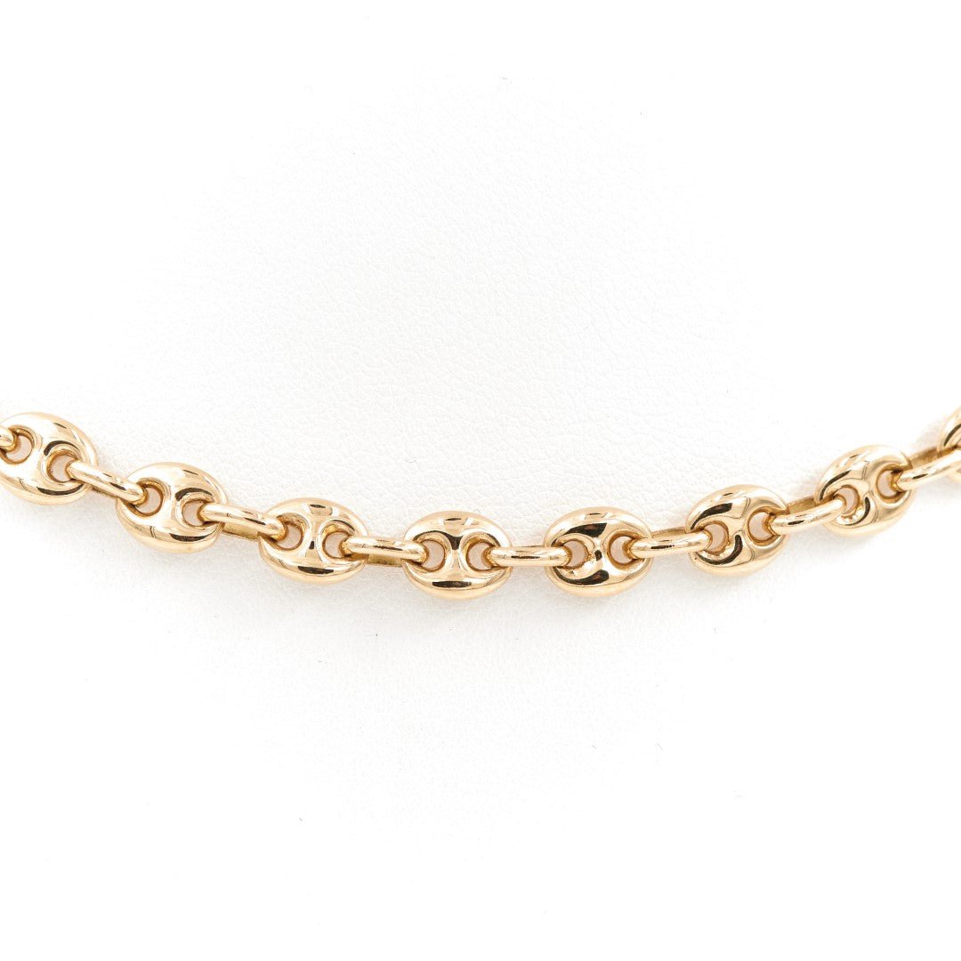 Collier Ras de cou maille en or jaune - Castafiore