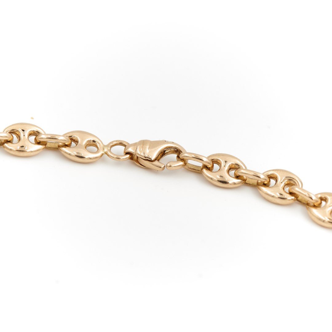 Collier Ras de cou maille en or jaune - Castafiore