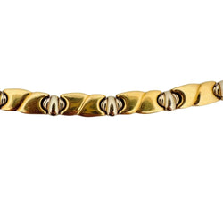 Collier Rigide en or jaune et or blanc - Castafiore