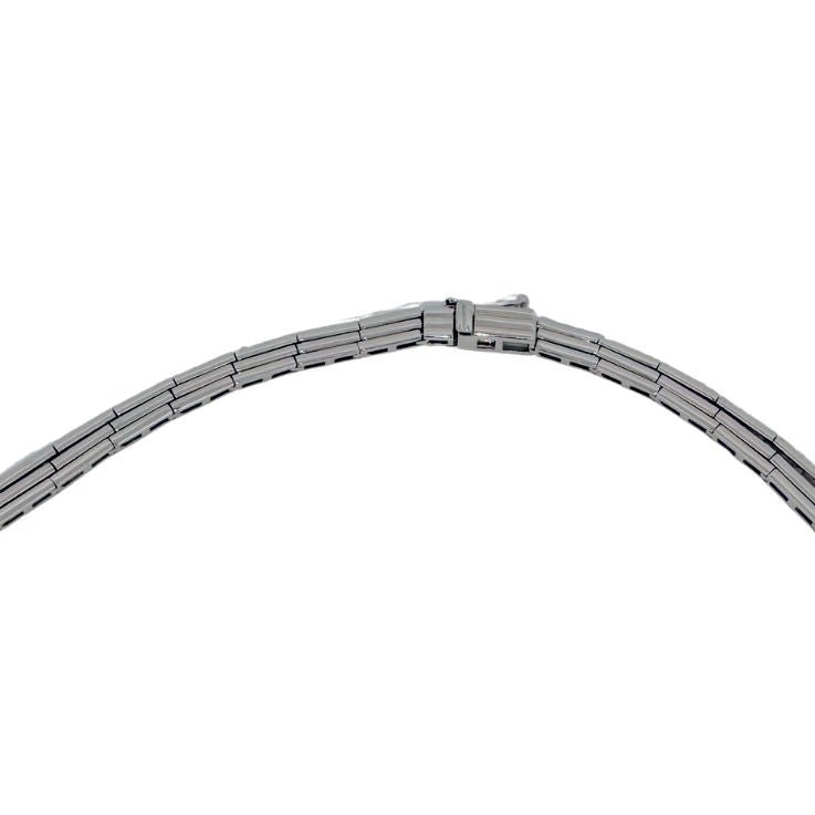 Collier Rivière en or blanc et diamants - Castafiore