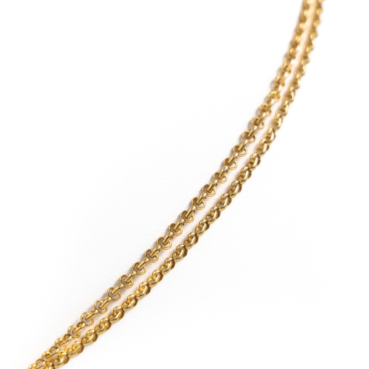 Collier Sautoir en or jaune, rubis, turquoise et onyx - Castafiore