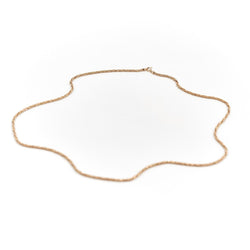 Collier Sautoir maille torsadée en or jaune - Castafiore