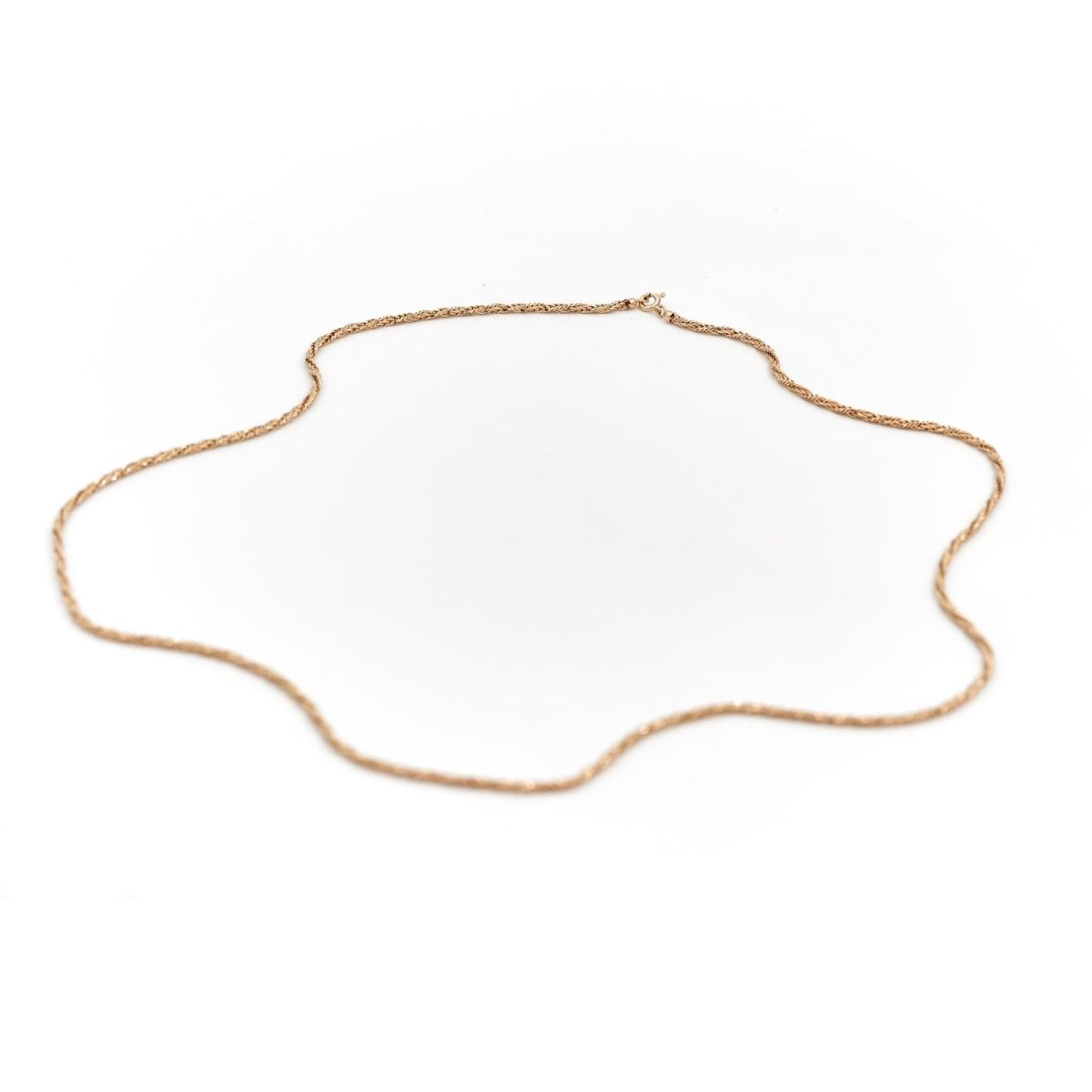 Collier Sautoir maille torsadée en or jaune - Castafiore