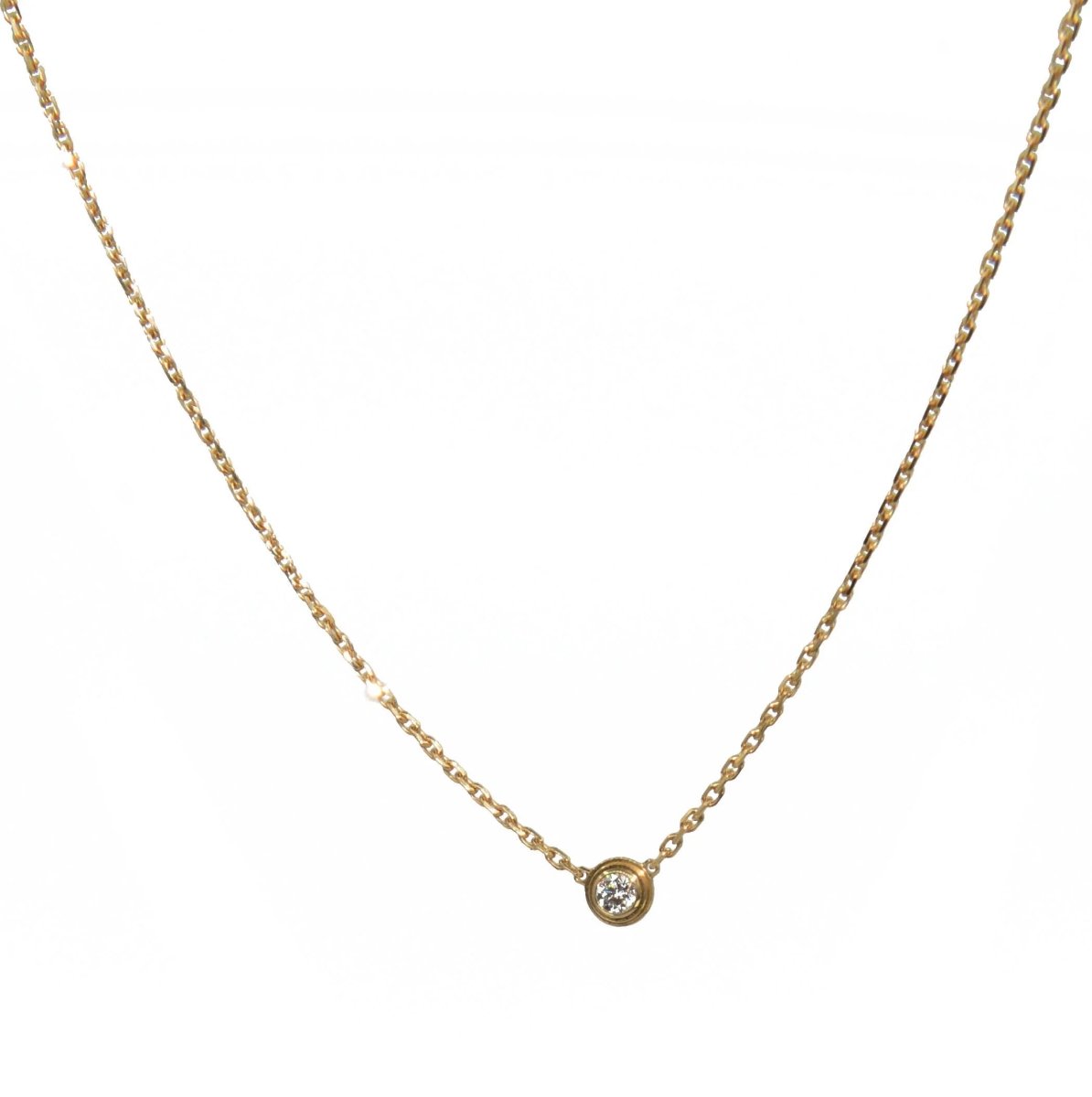 Collier signée de la maison Cartier collection diamant léger - Castafiore