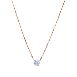 Collier solitaire diamant - Castafiore