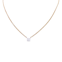 Collier solitaire diamant - Castafiore