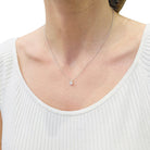 Collier solitaire diamant - Castafiore