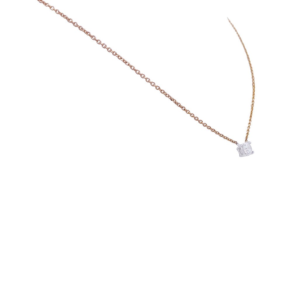 Collier solitaire diamant - Castafiore